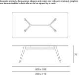 Rectangular table Spratton