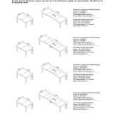 Extendable rectangular wooden table Cobram