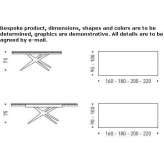 Extendable ceramic table Firmo