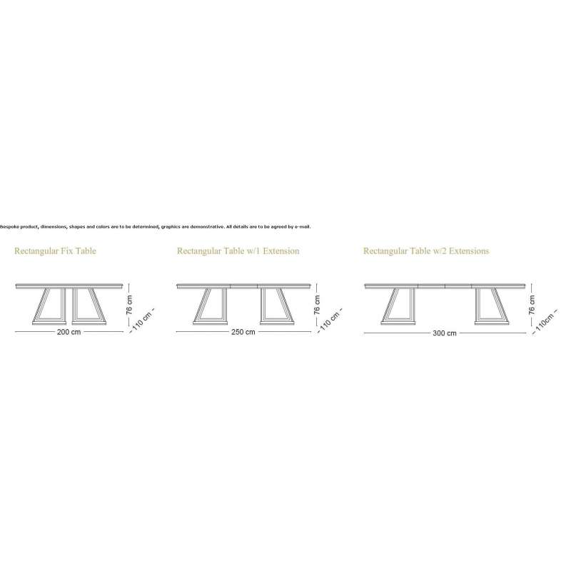 Rectangular table for the living room Osoyoos