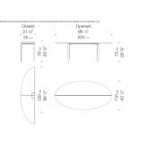 Folding table Genolier