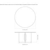 Round wooden table Recuay