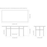 Rectangular dining table Teneria