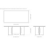 Rectangular wooden table Recuay
