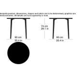 Round table made of solid wood Guetzkow