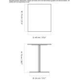 Rectangular steel dining table Nambour