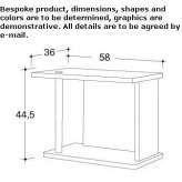 HDF coffee table/bedside table Lozza