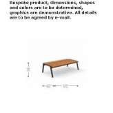 Low iroko coffee table Bierawa