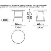 Oak coffee table Eksaarde