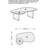 Glass coffee table for the living room Wanna