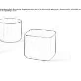 Polimex® square coffee table Tavira