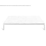 Low coffee table with a Carrara marble top Westdale