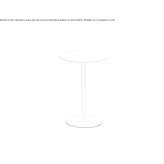 Okrągły stolik boczny wysoki Fenix-NTM® Carencro