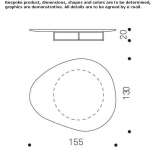 A low, wooden coffee table for the living room Syvaske