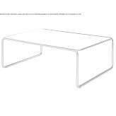 Rectangular coffee table made of HPL, stackable Myatlevo