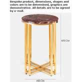 Round high side table Garchizy