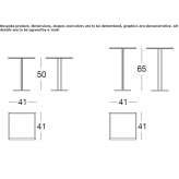 Square marble coffee table Gragnano