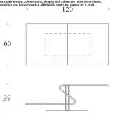 Rectangular glass coffee table Strelice