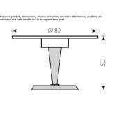 Metal coffee table with lighting for the living room Ponderay