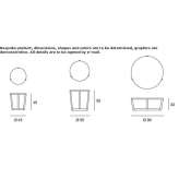 Low round coffee table Eskhar