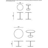 Round, handmade coffee table Bindlach