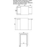 Low modular coffee table for the living room Crasnoe