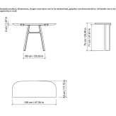 Demilune wooden console table Alajuela