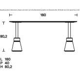 Oval console Ashgill