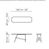 Oval console Obsza