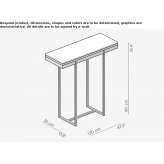 Marble console table Kadina