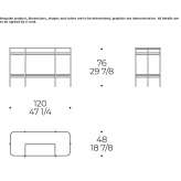 MDF console/secretary desk Kutina