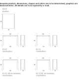 Stolik konsolowy MDF z szufladami Knin