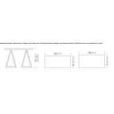 Compactop® rectangular console table Lovrin