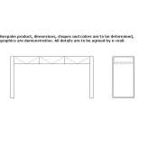 Rectangular wooden console table with drawers Baraganu