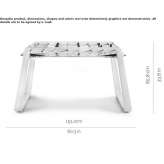 Football table made of wood and glass Strigno