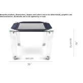 Square glass Mahjong table Kruibeke