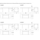 Rectangular desk made of veneered carpentry board Merindol