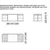 Rectangular wooden desk Selim