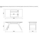 Wooden desk Aarsele