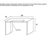 MDF desk Samaca