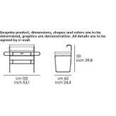 Rectangular wooden desk with drawers Caucagua