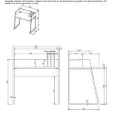 Rectangular desk Gail