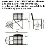 Children's chair made of steel Babice