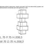 Free-standing, rotating bookcase Ossiach