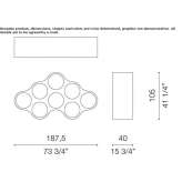 Double-sided modular polyethylene shelf Redwick