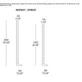 Modular aluminum sectional shelf Pomarolo