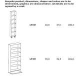 Open wooden shelf Charcana