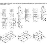 Segment shelf mounted to the wall Soual