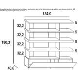 Sectional shelf Lecinena