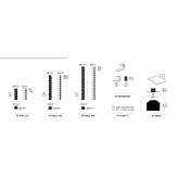 Open metal wall shelf Chalaco